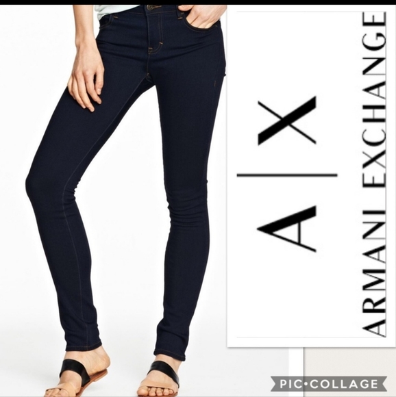 A/X Armani Exchange Denim - Armani exchange dark wash skinny jeans